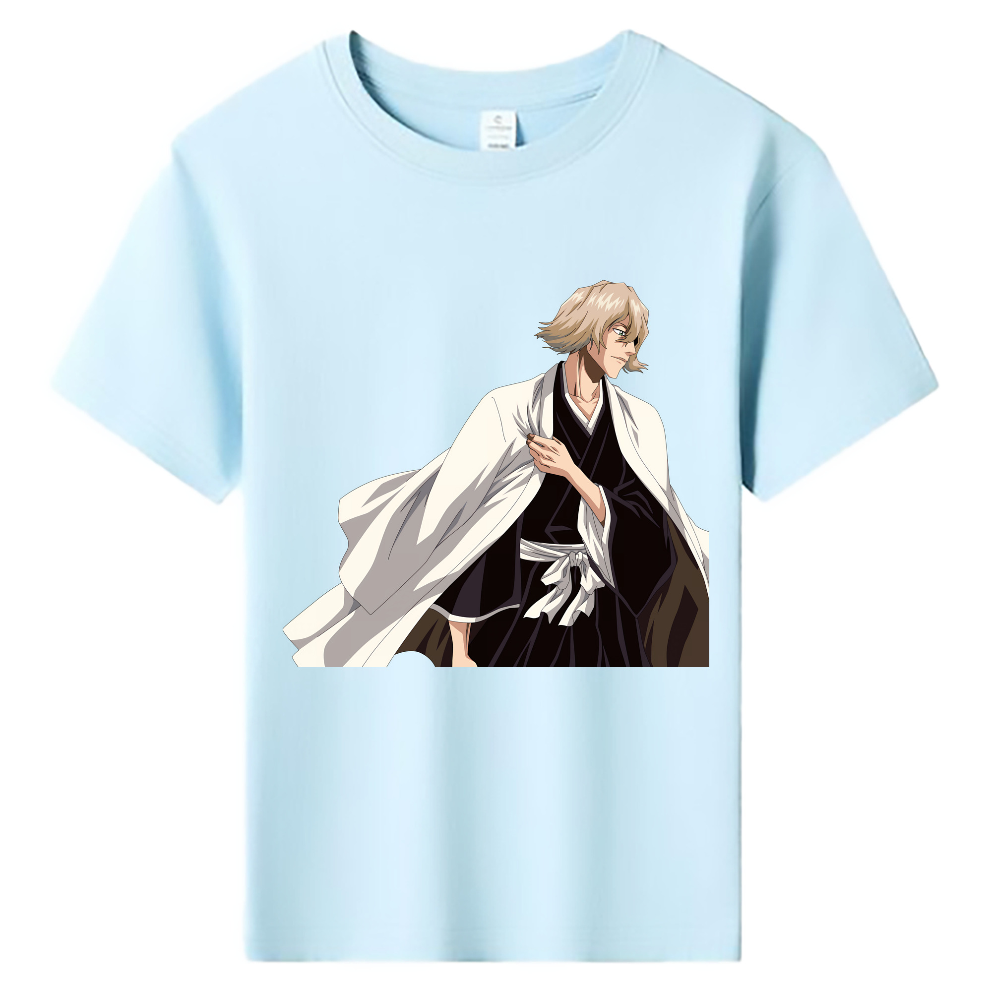 （画像用） "ブリーチ 浦原 喜助（うらはら きすけ） BLEACH Urahara Kisuke " 綿100％キッズTシャツ（フロントプリント）